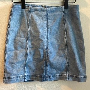 Size 6 Free People Demin Skirt